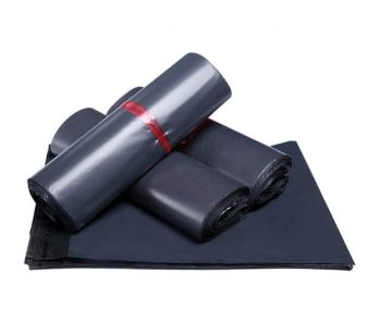 100pcs Self Adhesive Dark Grey Mailing Bag 250mm x 310mm + 40mm