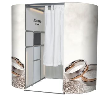 Two Wedding Rings Photo Booth Skins