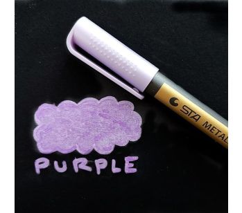 Purple Premium Metallic Guest Book Marker Pen